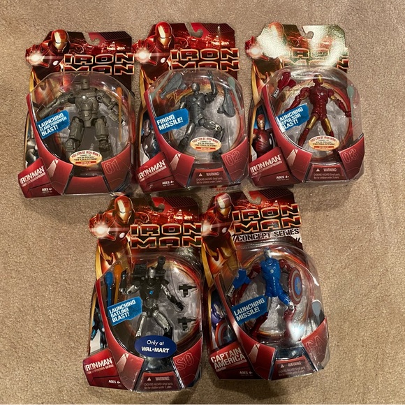 NEW Marvel Iron Man Hasbro Toy Action Figures - Collection Set Of 5 - Picture 12 of 12